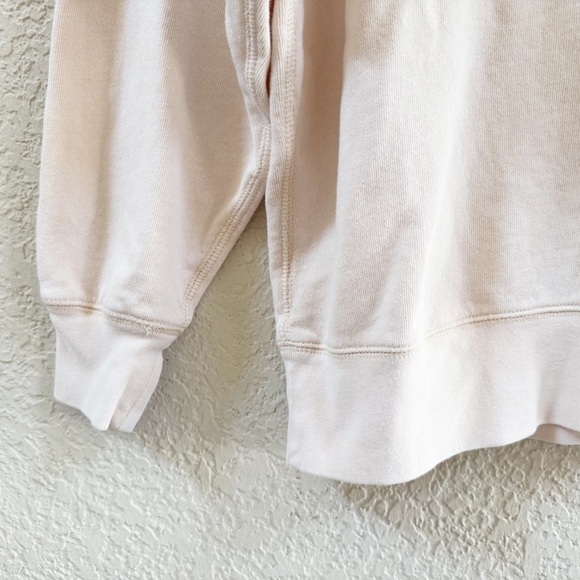 J. Crew Sweater Magic Rinse Pullover Sweatshirt Crew Classic Preppy Cream XS - Picture 6 of 10